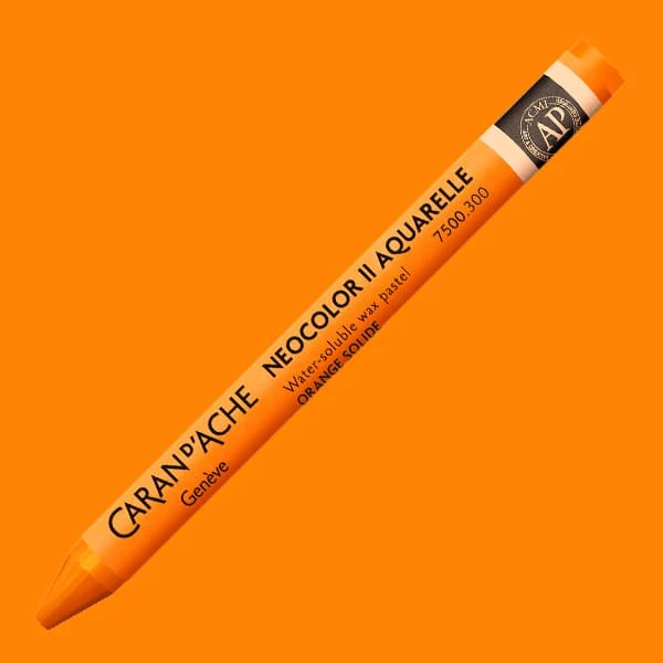 Caran d'Ache Neocolor II akvarel bojica - 300, brzo narančasta