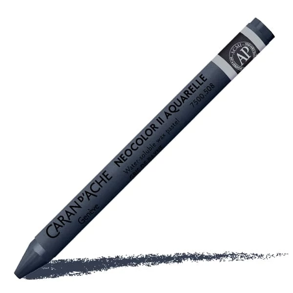 Caran d'Ache Neocolor II akvarel kreda - 508, payne's gray