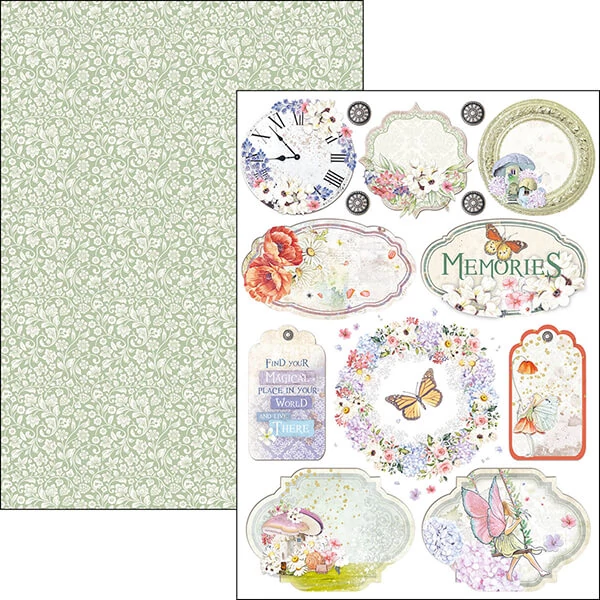 Set spomenara Ciao Bella, A4, 9 listova - Enchanted land Creative Pad