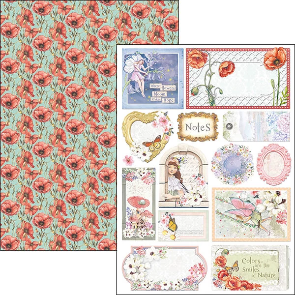 Set spomenara Ciao Bella, A4, 9 listova - Enchanted land Creative Pad
