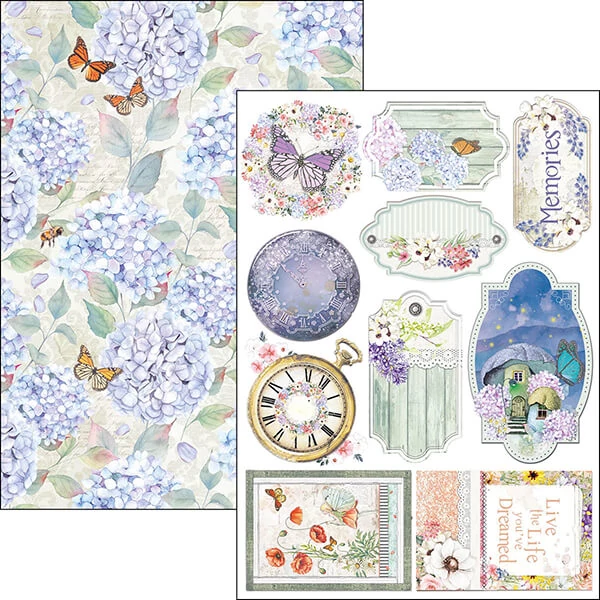 Set spomenara Ciao Bella, A4, 9 listova - Enchanted land Creative Pad