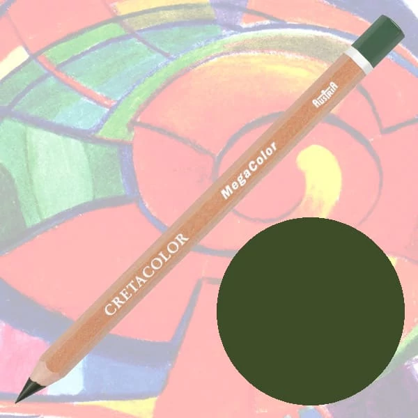 Cretacolor MegaColor olovka u boji - 191, olive green dark