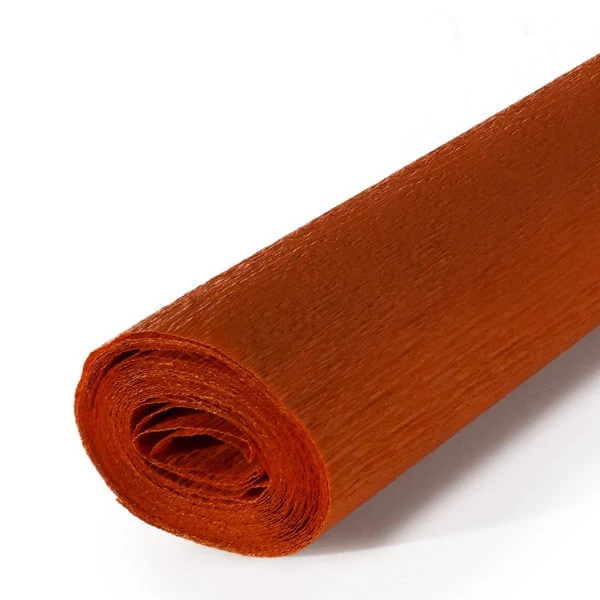 Krep papir, Educational, 40 g, 50x250 cm - 241 terra di siena brown