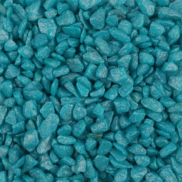 Ukrasni kamenčići, 5-8 mm, 500 g - tirkizni
