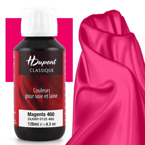 H Dupont Classique boja za svilu koja se učvršćuje parom 125 ml - 460 magenta, magenta