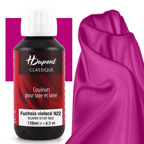 H Dupont Classique boja za svilu s parnom fiksacijom 125 ml - 922 fuksija ljubičasta, fuksija ljubičasta