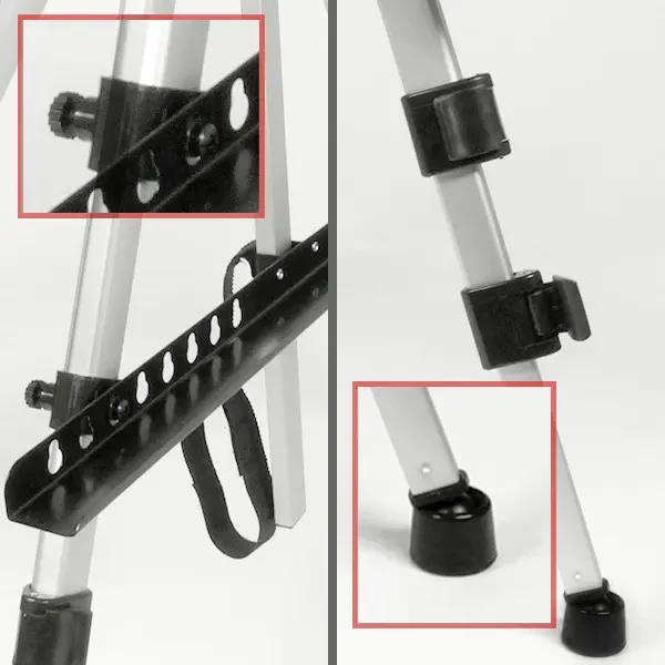 Kamperski štafelaj, aluminijski, teleskopski