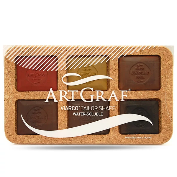 Viarco ArtGraf Tailor Shape set akvarel bojica - Zemljane boje