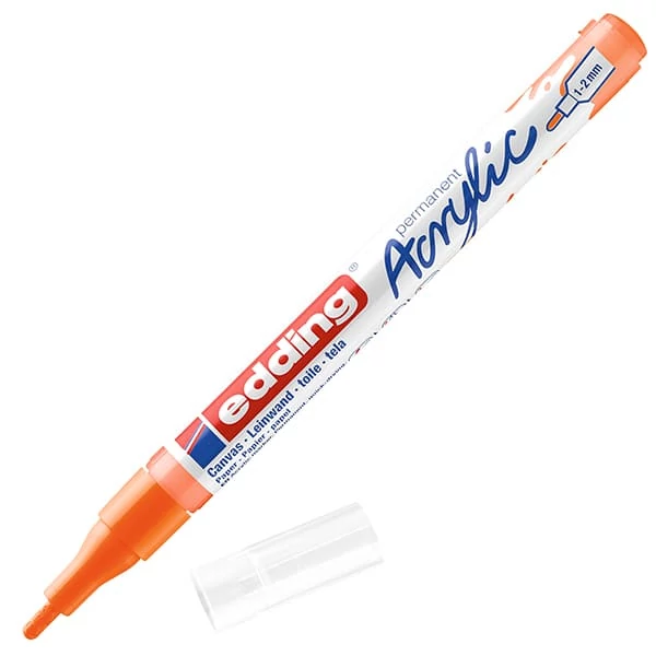 edding 5300 akrilni marker (flomaster), F (1-2 mm) - 066, neon orange