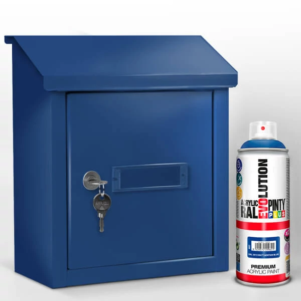 Akrilna boja u spreju, EVOLUTION mat, 400 ml - RAL5010 gential_blue