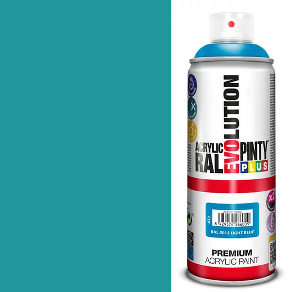 Akrilna boja u spreju, EVOLUTION sjajna, 400 ml - RAL5012 light blue
