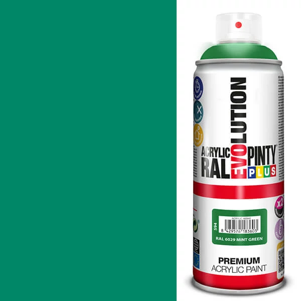 Akrilna boja u spreju, EVOLUTION sjajna, 400 ml - RAL6029 mint green