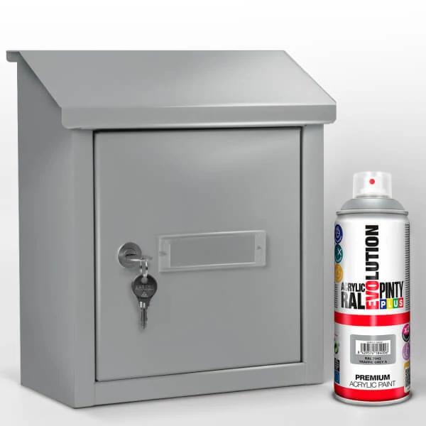 Akrilna boja u spreju, EVOLUTION sjajna, 400 ml - RAL7042 traffic grey