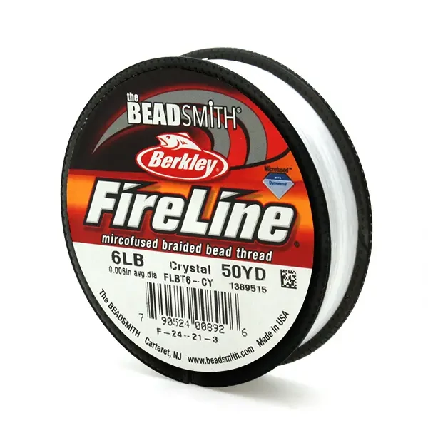Konac za perle Berkley FireLine, 6LB, 0,15 mm, 50 yard - crystal