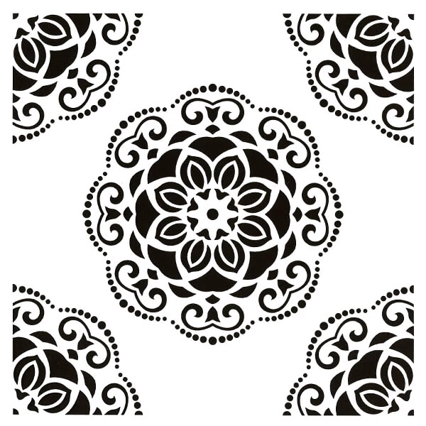 Šablona, Cadence, 25x25 cm - mandala