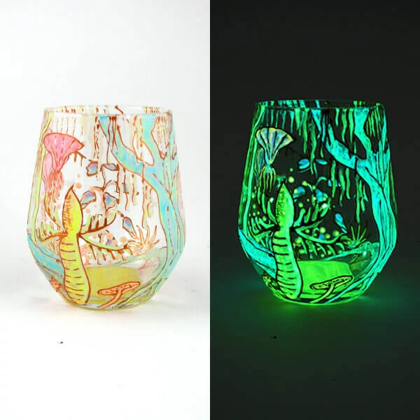 Pentart Glow akrilna boja koja svijetli u mraku, 30 ml - limeta zelena