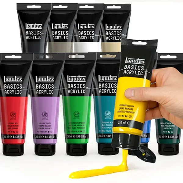Liquitex Basics akrilna boja, 250 ml - 276, mars black