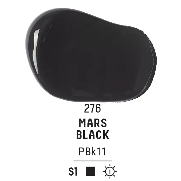 Liquitex Basics akrilna boja, 250 ml - 276, mars black