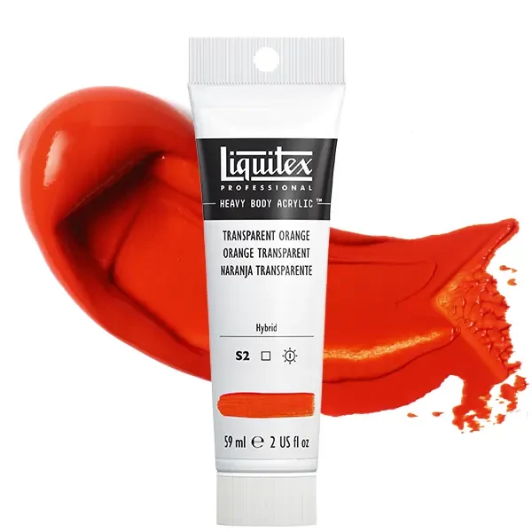 Liquitex Heavy Body akrilna boja, 59 ml - 035, transparent orange