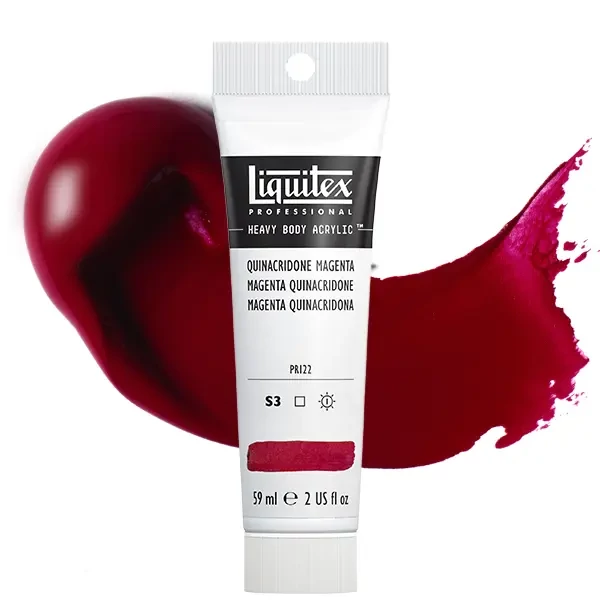 Liquitex Heavy Body akrilna boja, 59 ml - 114, quinacridone magenta