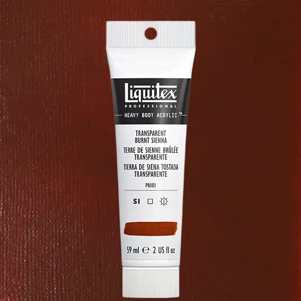 Liquitex Heavy Body akrilna boja, 59 ml - 129, transparent burnt sienna