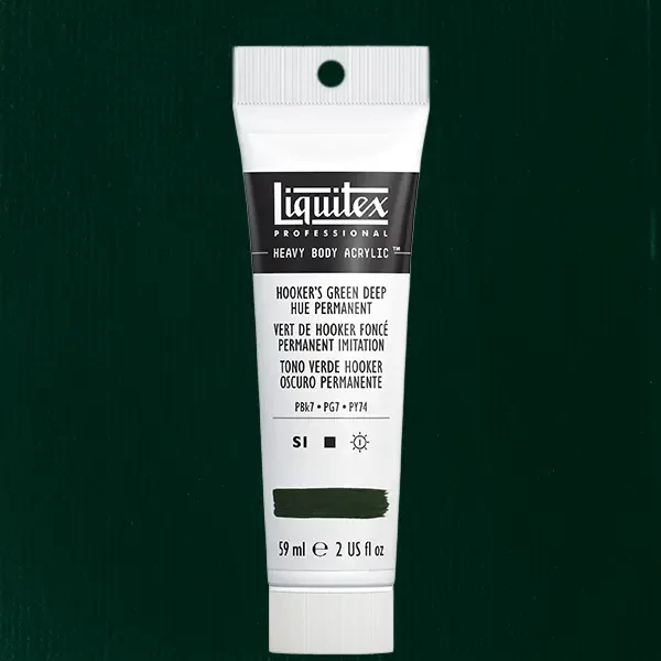 Liquitex Heavy Body akrilna boja, 59 ml - 225, hooker's green deep hue permanent