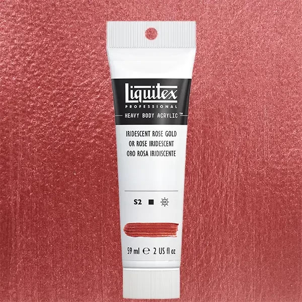 Liquitex Heavy Body akrilna boja, 59 ml - 227, iridescent rose gold