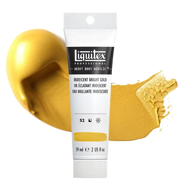 Liquitex Heavy Body akrilna boja, 59 ml - 234, iridescent bright gold