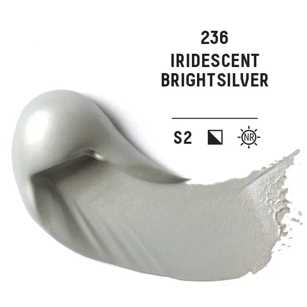 Liquitex Heavy Body akrilna boja, 59 ml - 236, iridescent bright silver