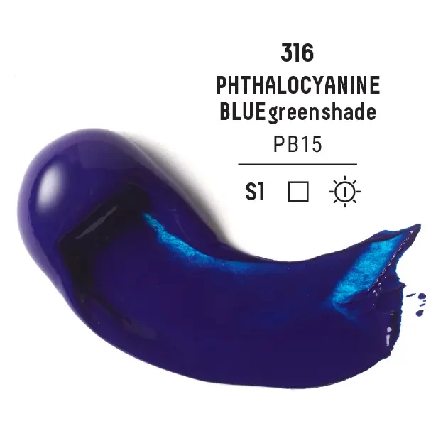 Liquitex Heavy Body akrilna boja, 59 ml - 316, phthalocyanine blue green shade