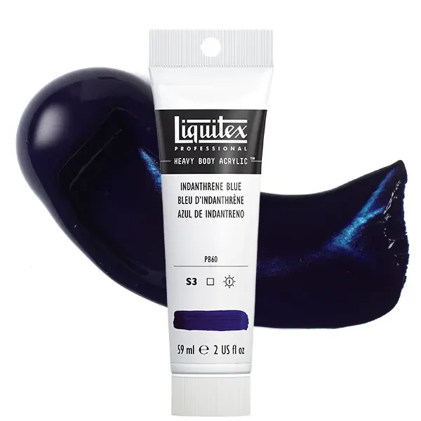 Liquitex Heavy Body akrilna boja, 59 ml - 322, indanthrene blue
