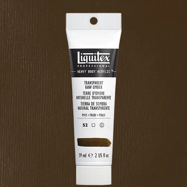 Liquitex Heavy Body akrilna boja, 59 ml - 333, transparent raw umber