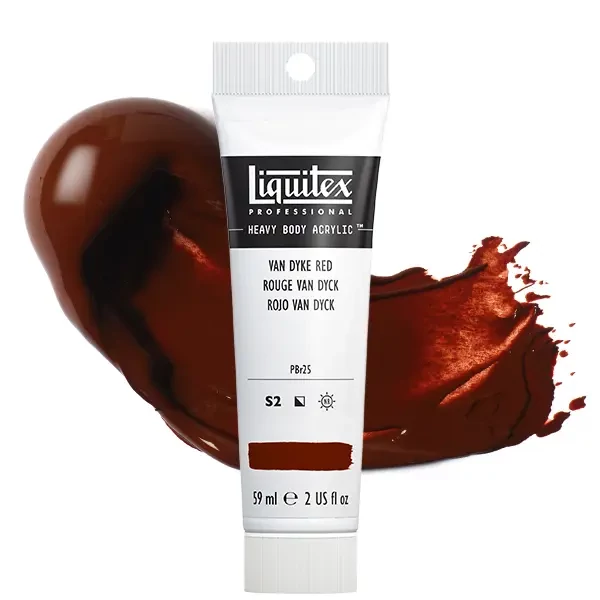 Liquitex Heavy Body akrilna boja, 59 ml - 392, van dyke red