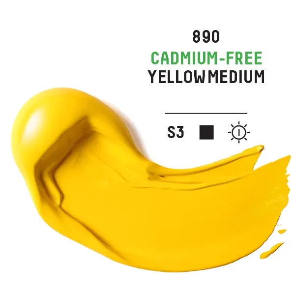 Liquitex Heavy Body akrilna boja, 59 ml - 890, cadmium-free yellow medium
