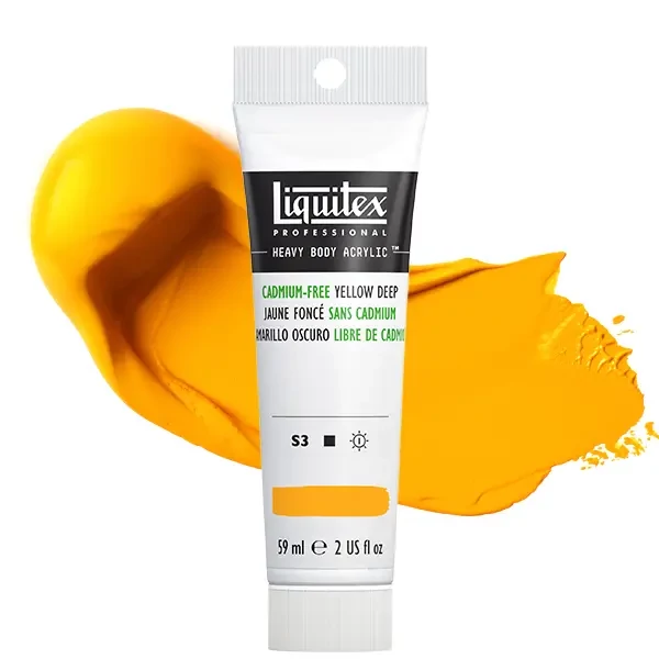 Liquitex Heavy Body akrilna boja, 59 ml - 891, cadmium-free yellow deep
