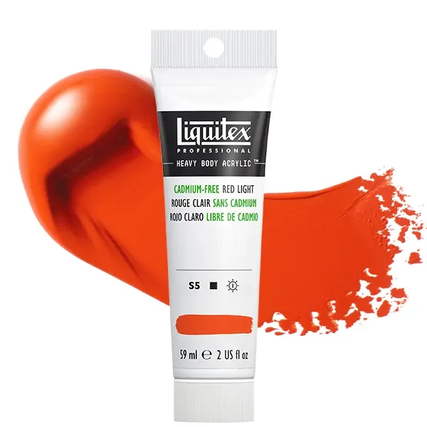 Liquitex Heavy Body akrilna boja, 59 ml - 893, cadmium-free red light