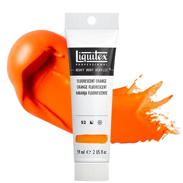 Liquitex Heavy Body akrilna boja, 59 ml - 982, fluorescent orange