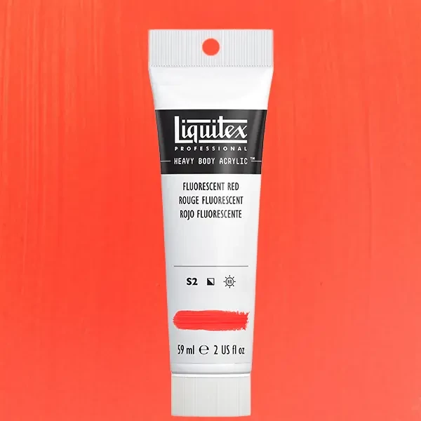 Liquitex Heavy Body akrilna boja, 59 ml - 983, fluorescent red
