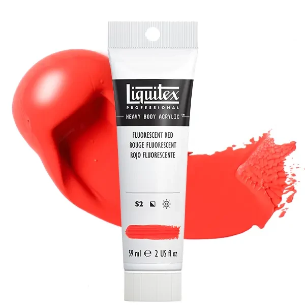 Liquitex Heavy Body akrilna boja, 59 ml - 983, fluorescent red