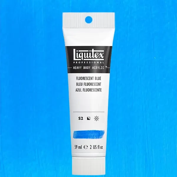 Liquitex Heavy Body akrilna boja, 59 ml - 984, fluorescent blue