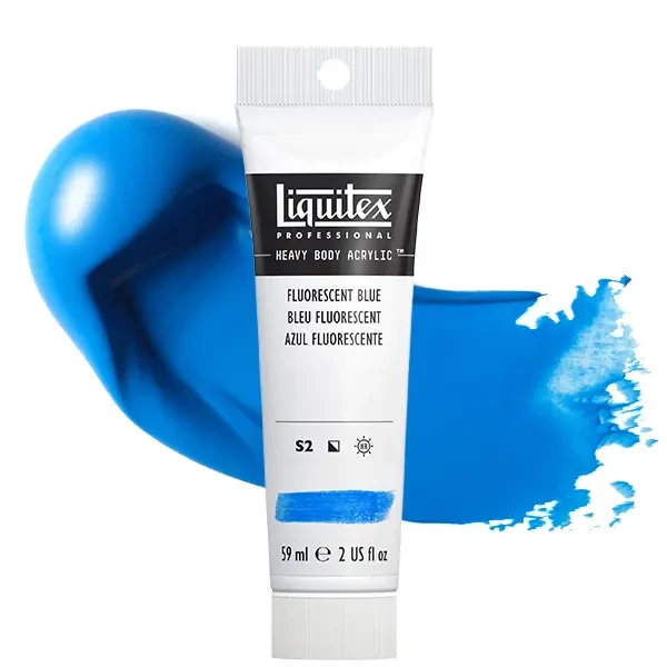 Liquitex Heavy Body akrilna boja, 59 ml - 984, fluorescent blue