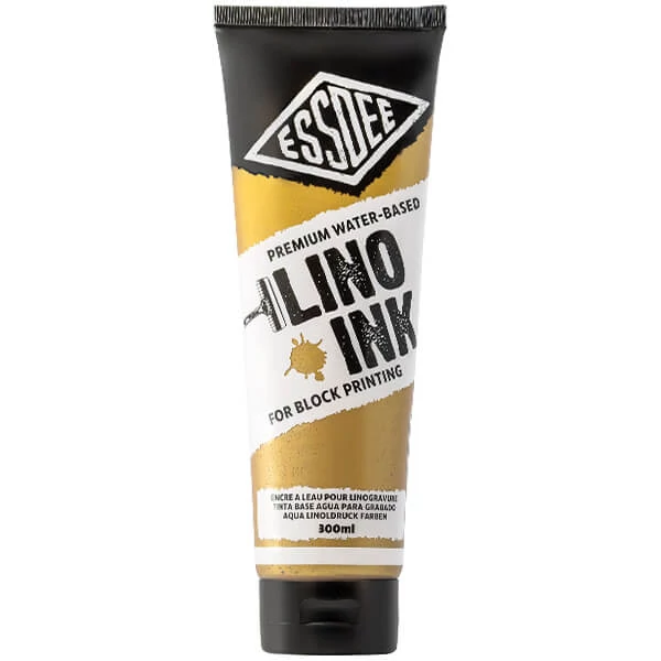 Essdee lino tinta Lino Ink, 300 ml, na bazi vode - 15 metalik zlatna