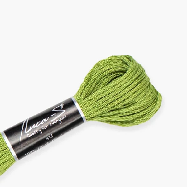 Konac za vezenje, Luca'S Stranded Cotton, 8 m - 262 (Puppets-7267 / DMC-3347 / Anchor-266)