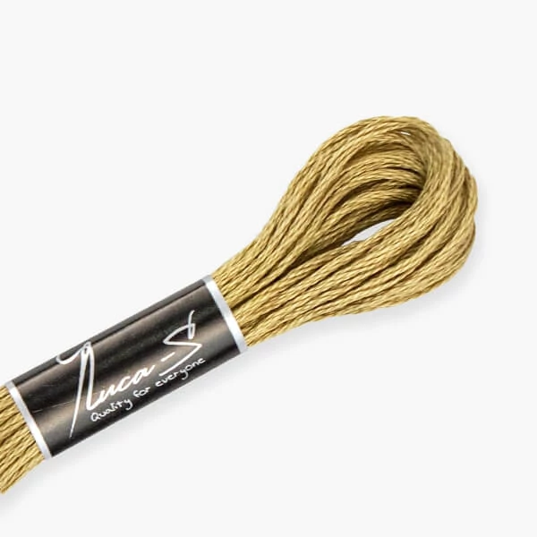 Konac za vezenje, Luca'S Stranded Cotton, 8 m - 318 (Puppets-537 / DMC-612 / Anchor-853)