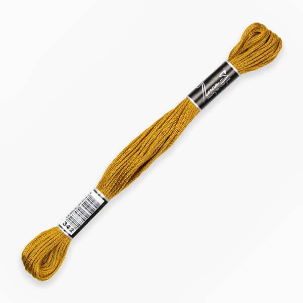 Konac za vezenje, Luca'S Stranded Cotton, 8 m - 342 (Puppets-7308 / DMC-3829 / Anchor-901)