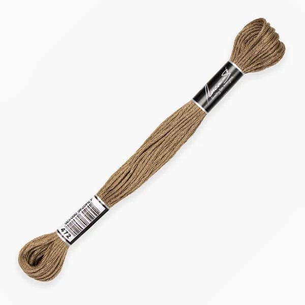 Konac za vezenje, Luca'S Stranded Cotton, 8 m - 472 (Puppets-518 / DMC-840 / Anchor-1084)