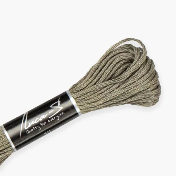 Konac za vezenje, Luca'S Stranded Cotton, 8 m - 495 (Puppets-506 / DMC-646 / Anchor-1040)