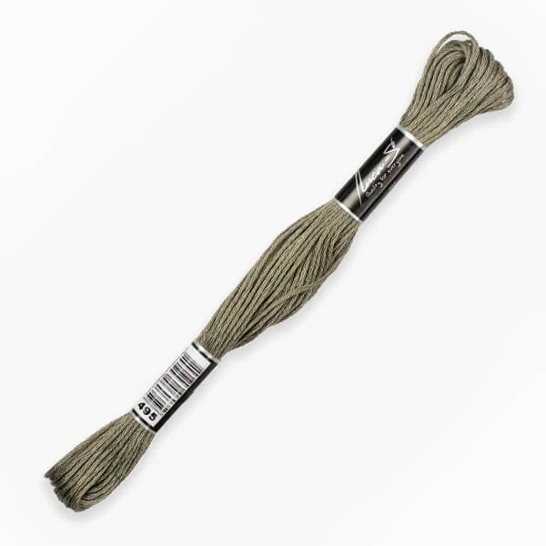 Konac za vezenje, Luca'S Stranded Cotton, 8 m - 495 (Puppets-506 / DMC-646 / Anchor-1040)