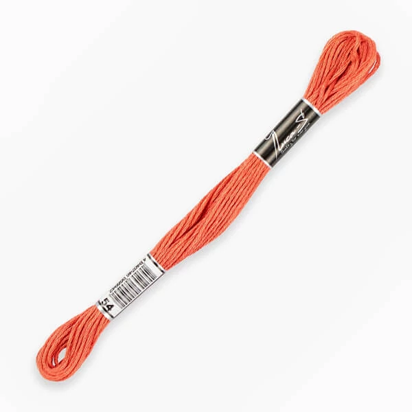 Konac za vezenje, Luca'S Stranded Cotton, 8 m - 54 (Puppets-7011 / DMC-351-350 / Anchor-11)