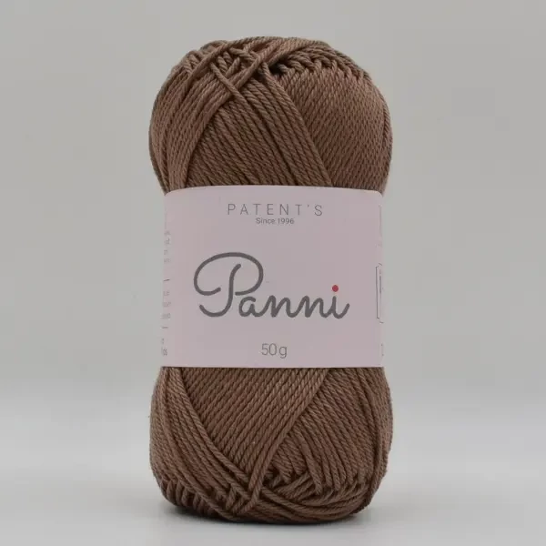Pamučna pređa Panni, 50 g - 009, lješnjak (Catania 438)